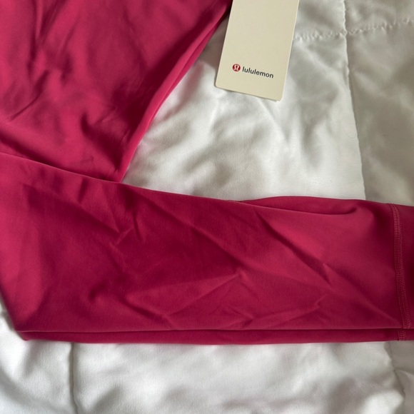🆕🩷 Lululemon Wunder Under Smooth Cover HR Tight 25" - Raspberry Coulis - Picture 6 of 10